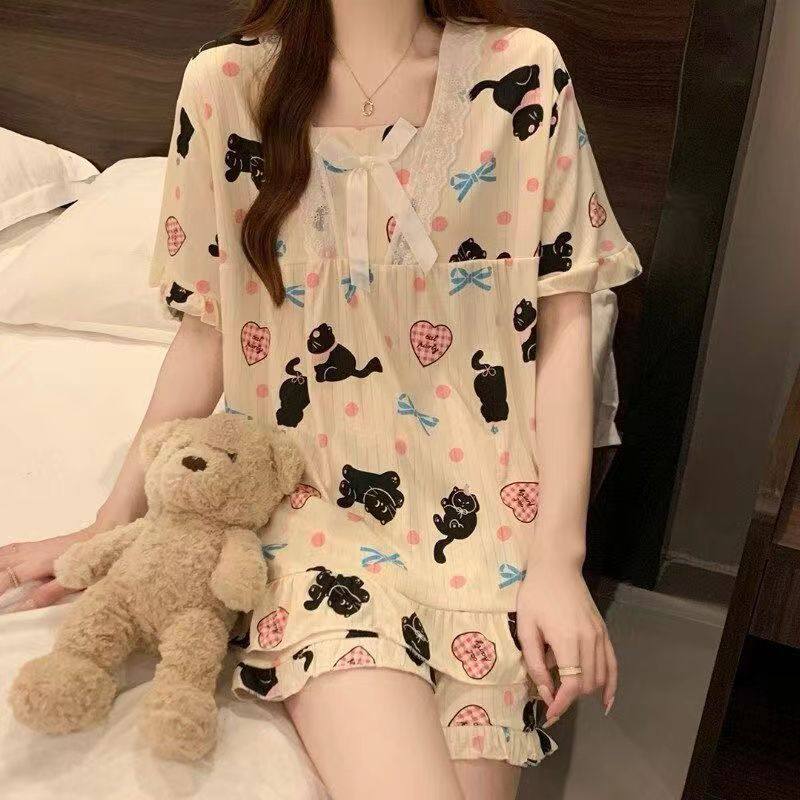 ست بلوز شرتک راحتی زنانه کد 417537