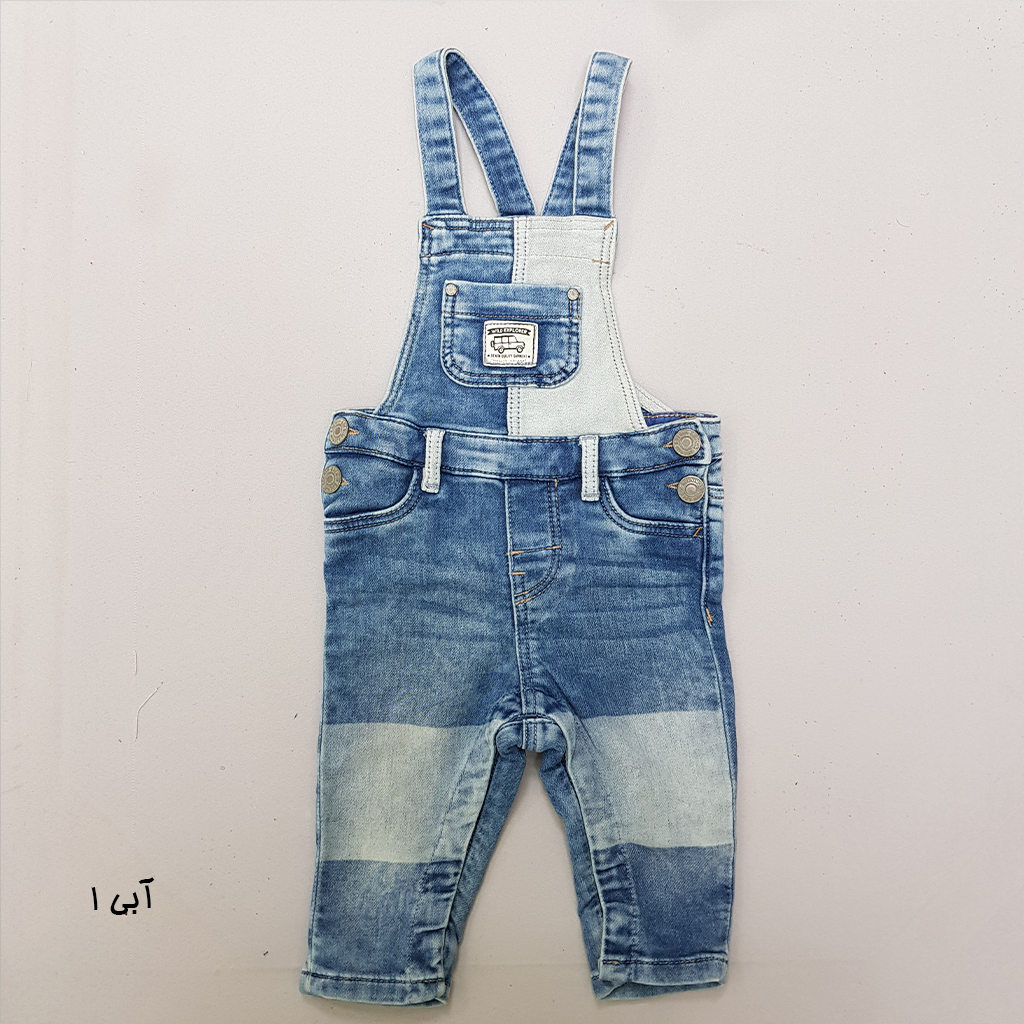 رامپر جینز پسرانه 28194 سایز 4 ماه تا 4 سال مارک H&M   *
