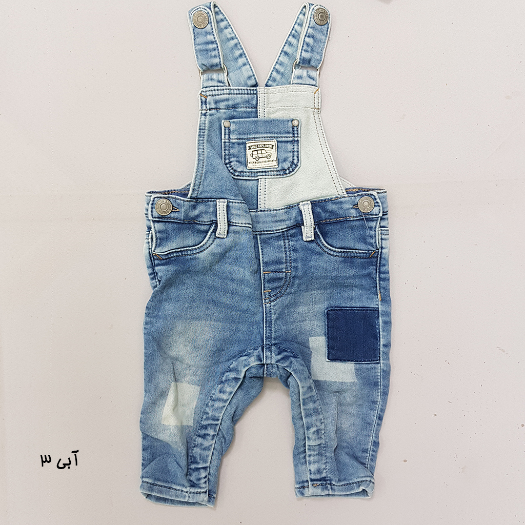 رامپر جینز پسرانه 28194 سایز 4 ماه تا 4 سال مارک H&M   *