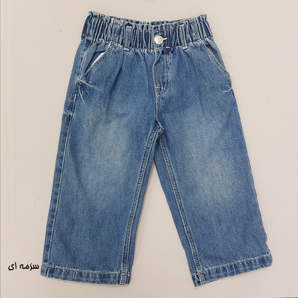شلوار جینز دخترانه 27710 سایز 1.5 تا 12 سال کد 2 مارک H&M