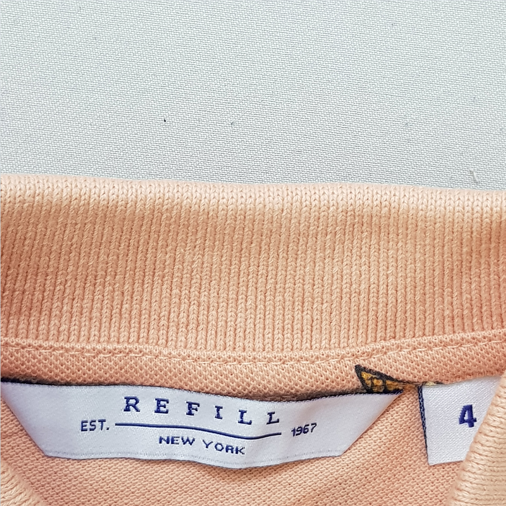 تی شرت دخترانه 28243 سایز 4 تا 10 سال مارک REFILL   *