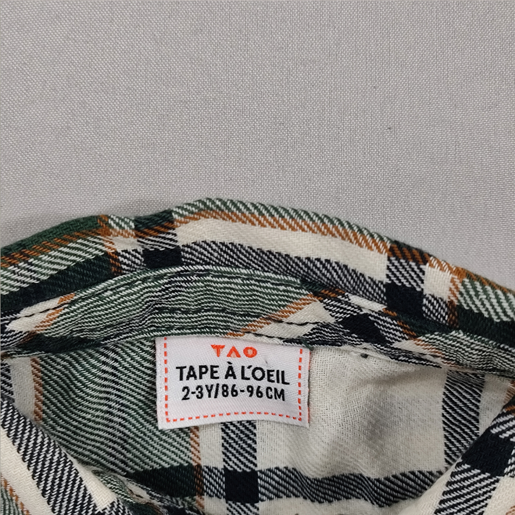پیراهن پسرانه 28226 سایز 2 تا 14 سال مارک TAPEA LOEIL