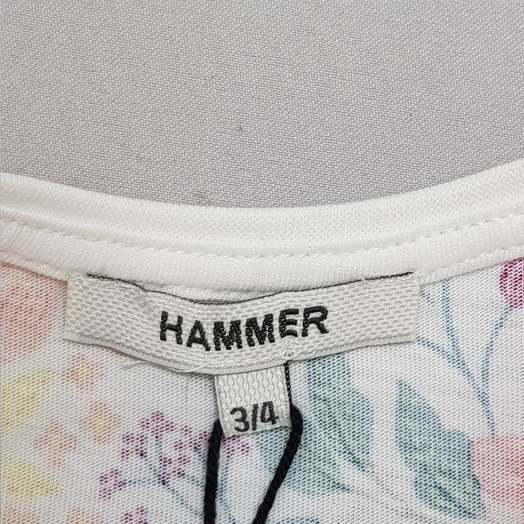تی شرت دخترانه 28332 سایز 3 تا 12 سال کد 2 مارک Hammer