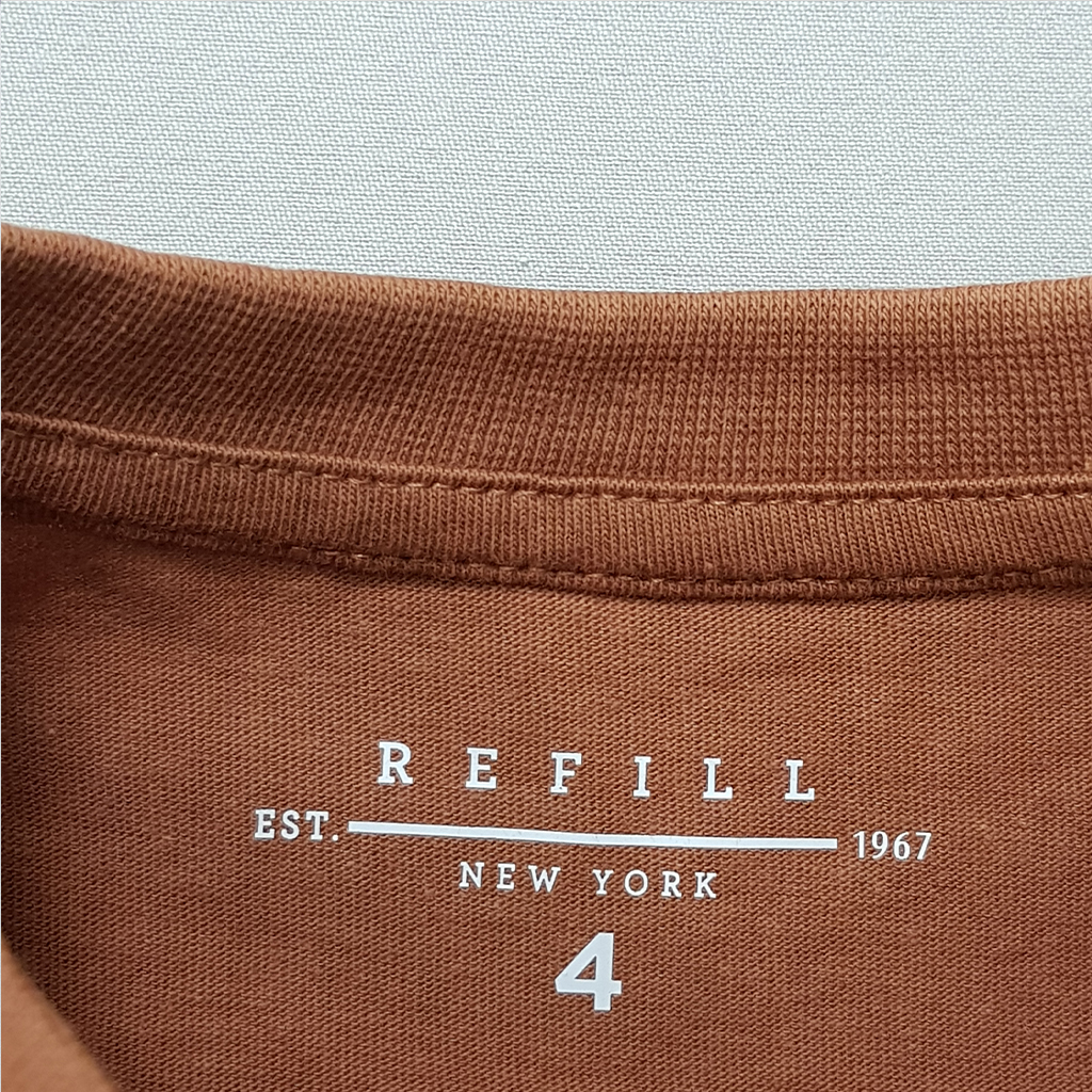 تی شرت پسرانه 28249 سایز 4 تا 10 سال کد 1 مارک REFILL   *