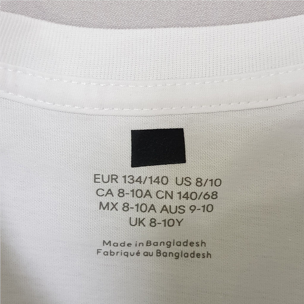 تی شرت پسرانه 28404 سایز 9 تا 15 سال کد 5 مارک H&M