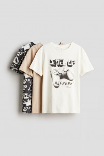 تی شرت پسرانه 28404 سایز 9 تا 15 سال کد 24 مارک H&M
