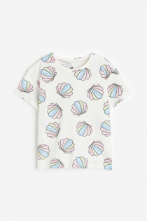 تی شرت دخترانه 28412 سایز 1.5 تا 10 سال مارک H&M