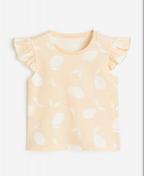 تی شرت دخترانه 28413 سایز 4 ماه تا 2 سال مارک H&M