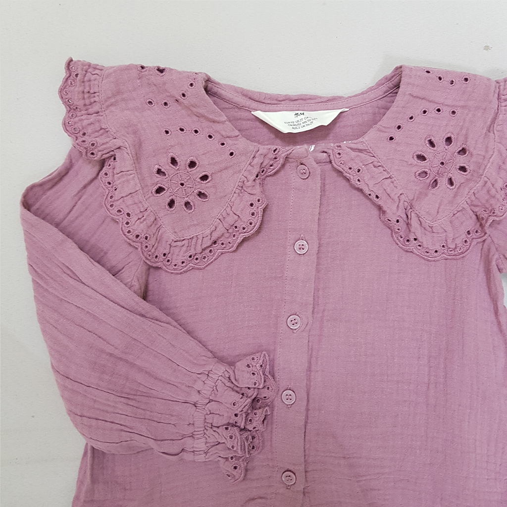 شومیز دخترانه 28488 سایز 1.5 تا 11 سال مارک H&M