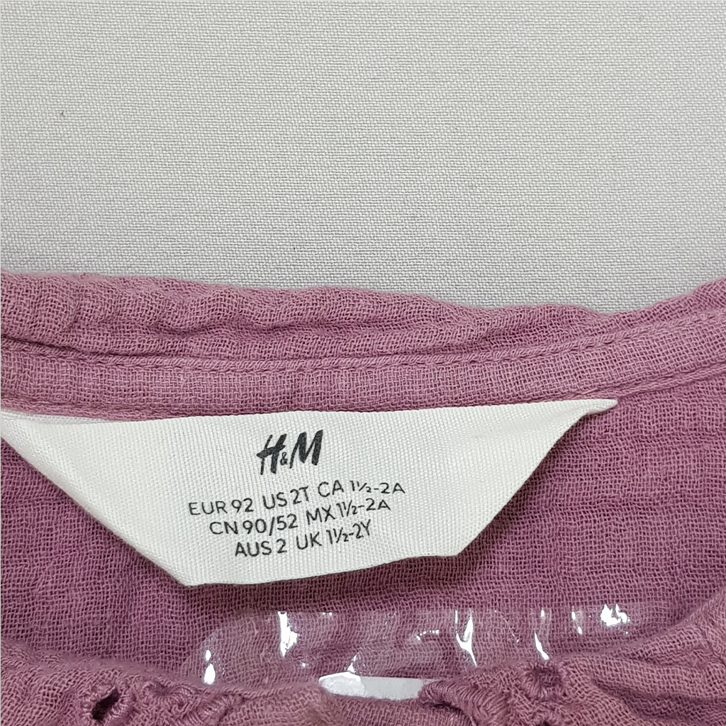 شومیز دخترانه 28488 سایز 1.5 تا 11 سال مارک H&M