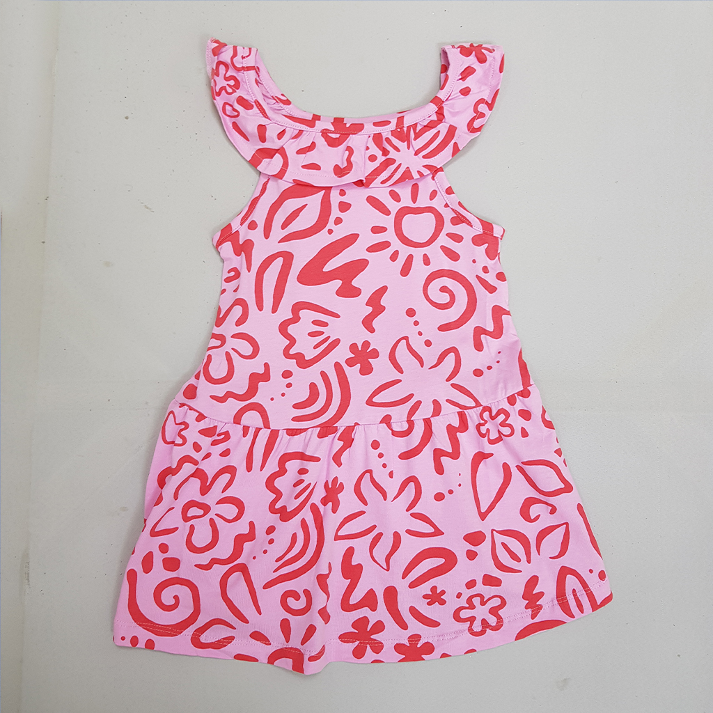 سارافون دخترانه 28528 سایز 2 تا 8 سال کد 1 مارک Primark