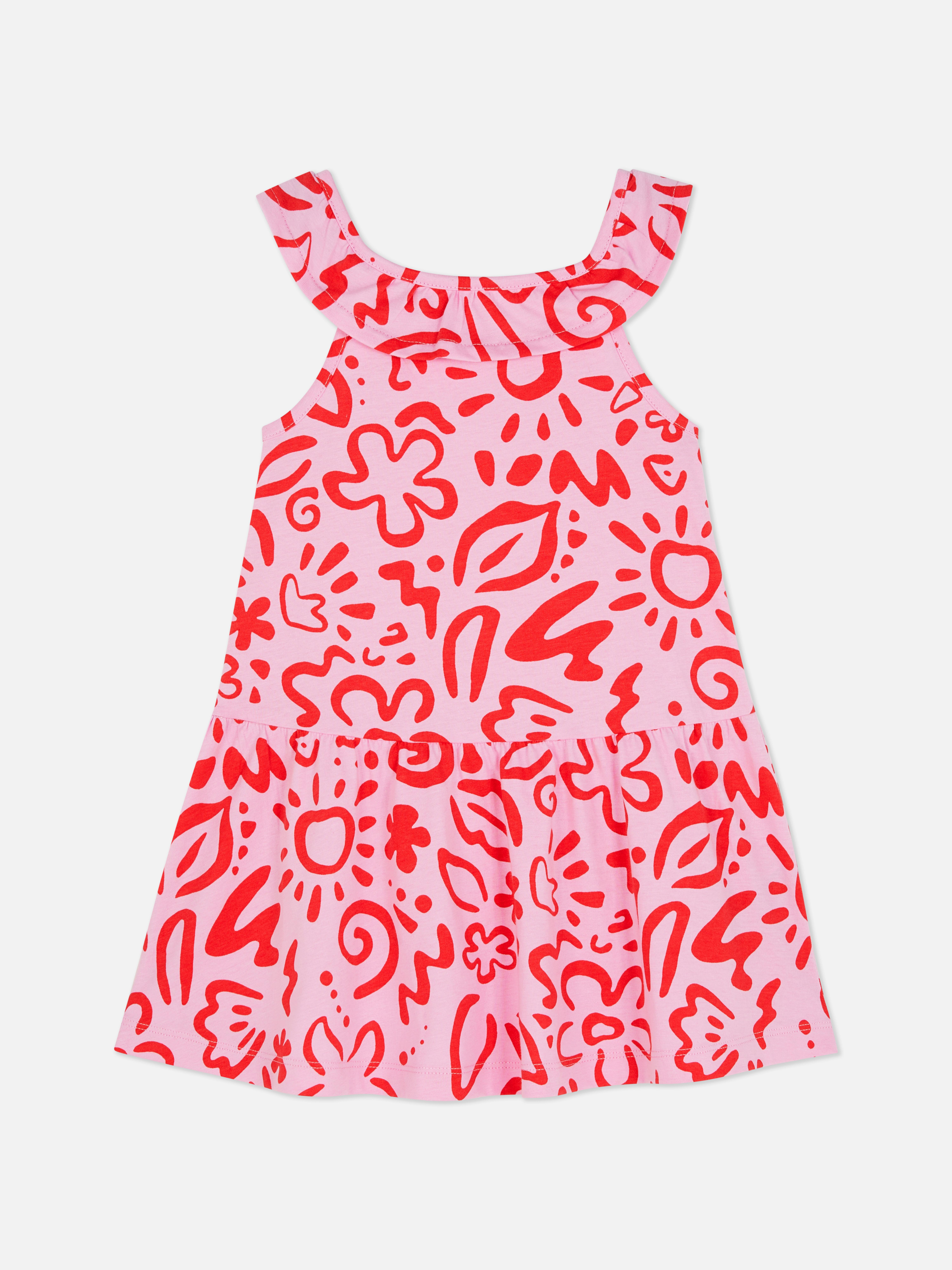 سارافون دخترانه 28528 سایز 2 تا 8 سال کد 1 مارک Primark