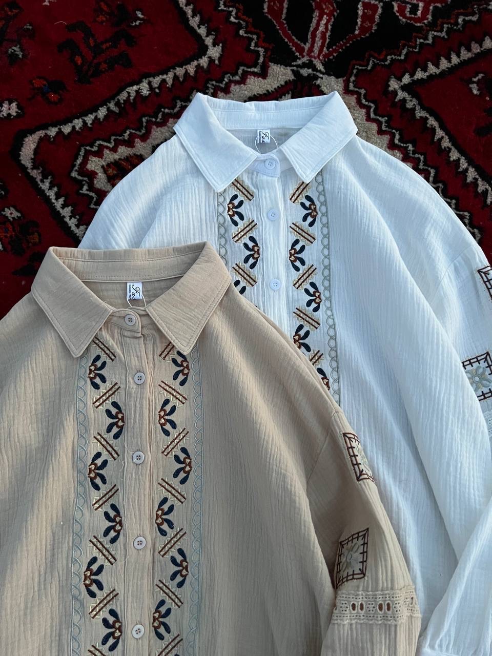 شومیز گلدوزی زنانه کد 417887