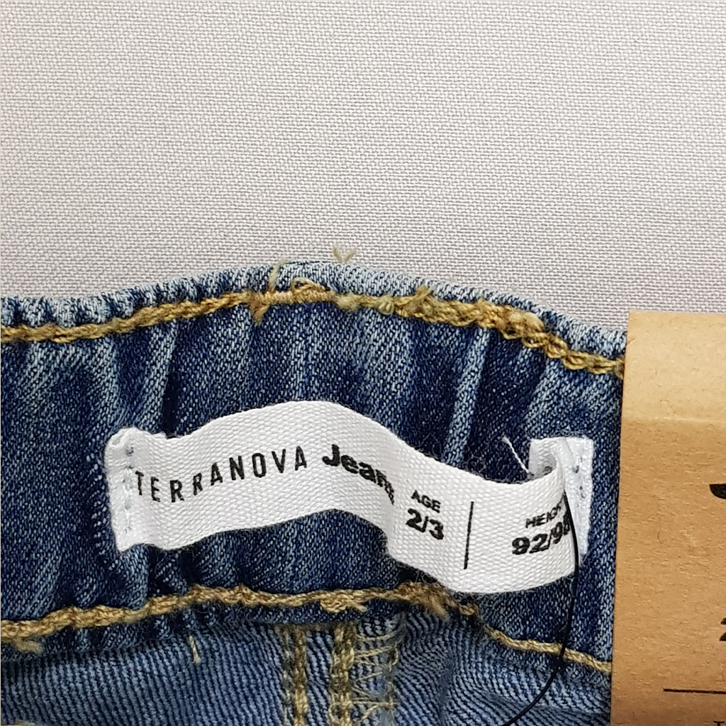 شلوار جینز دخترانه 28490 سایز 2 تا 7 سال مارک Terranova