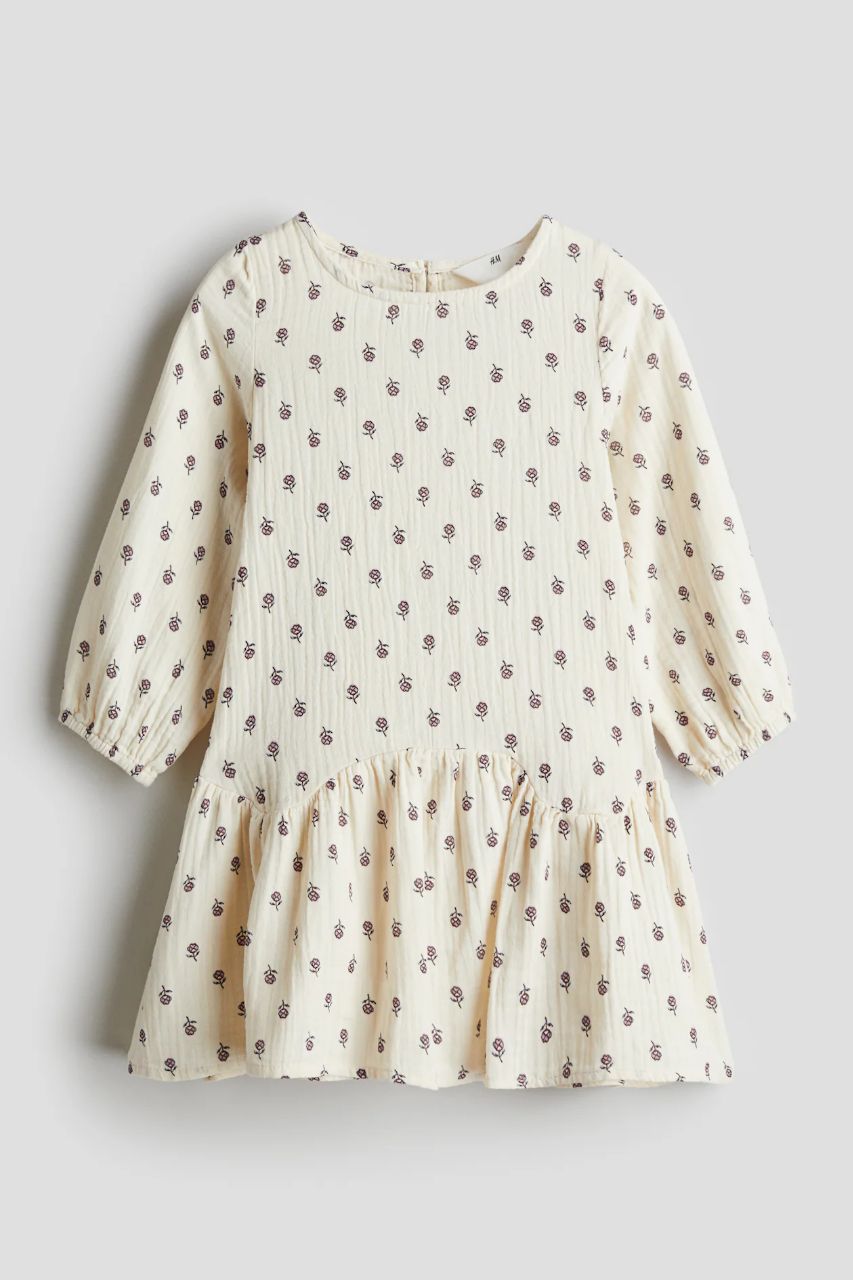 سارافون دخترانه 28497 سایز 1.5 تا 11 سال مارک H&M   *