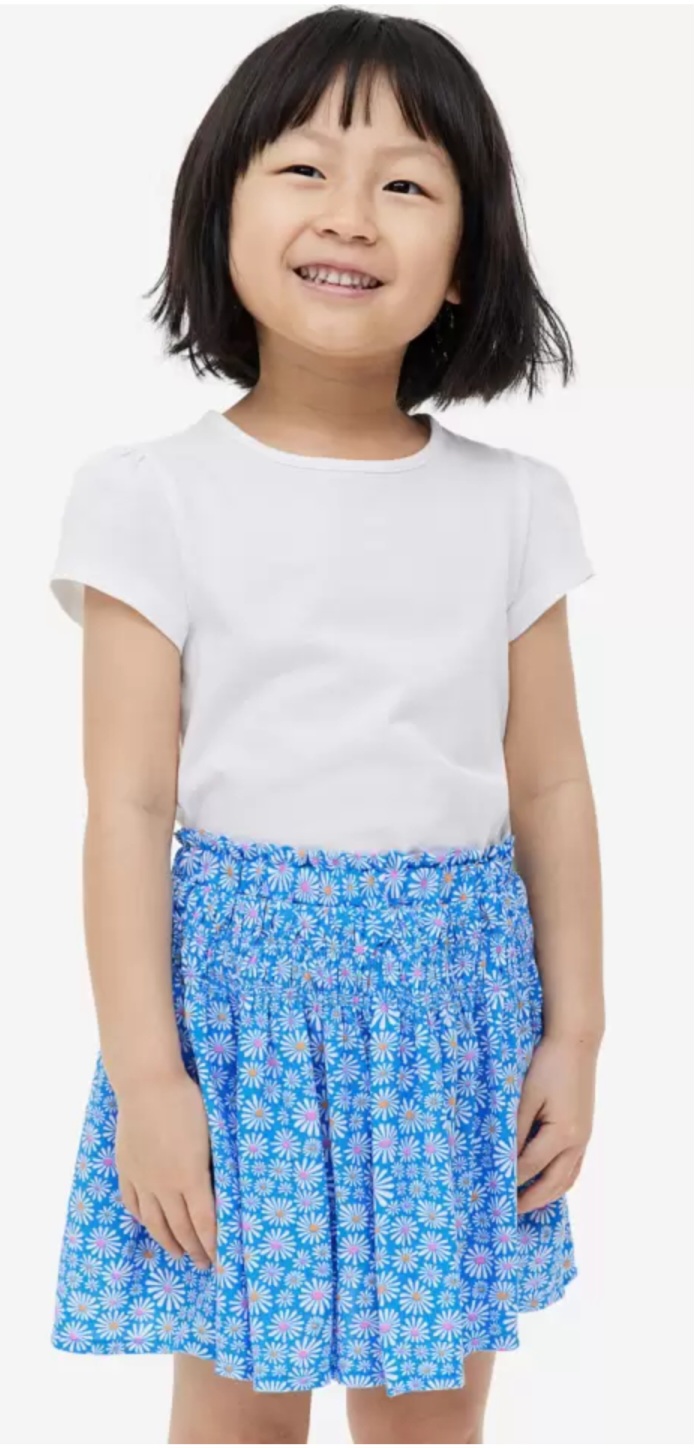 دامن دخترانه 28623 سایز 1.5 تا 9 سال مارک H&M