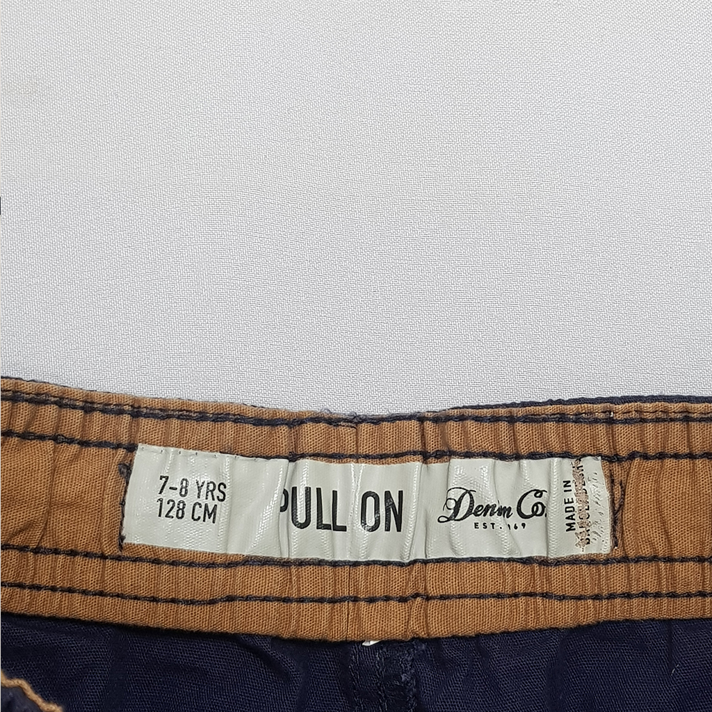 شلوارک کتان پسرانه 28688 سایز 2 تا 14 سال مارک Denim Co