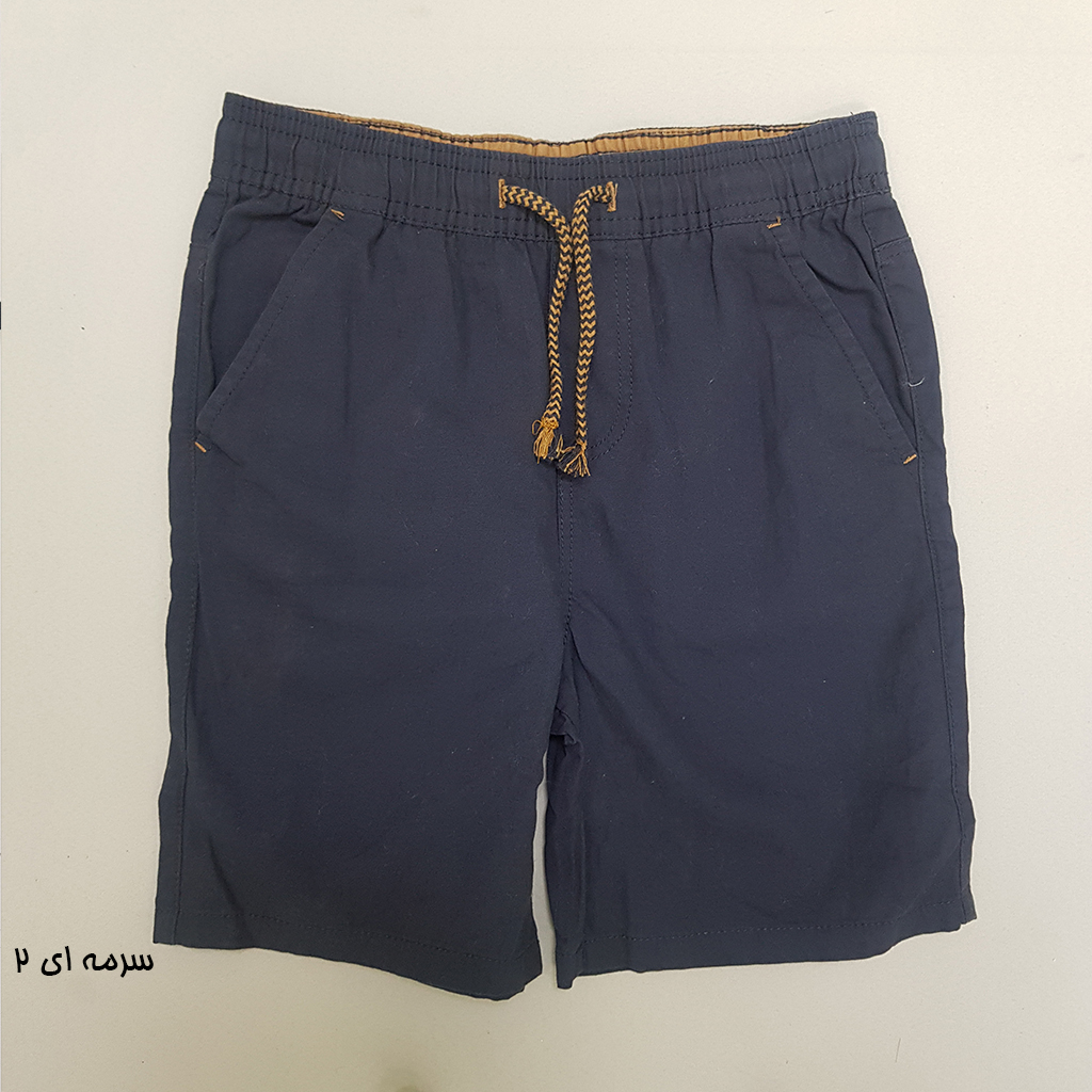 شلوارک کتان پسرانه 28688 سایز 2 تا 14 سال مارک Denim Co