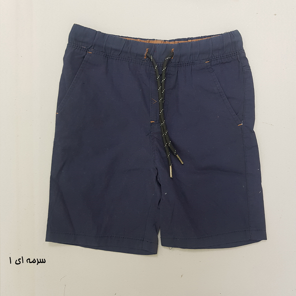 شلوارک کتان پسرانه 28688 سایز 2 تا 14 سال مارک Denim Co
