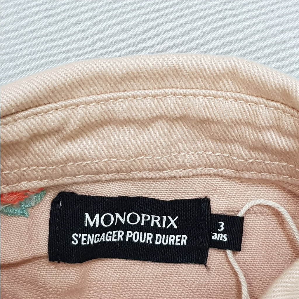کت جینز دخترانه 28720 سایز 3 تا 8 سال مارک MONO PRIX
