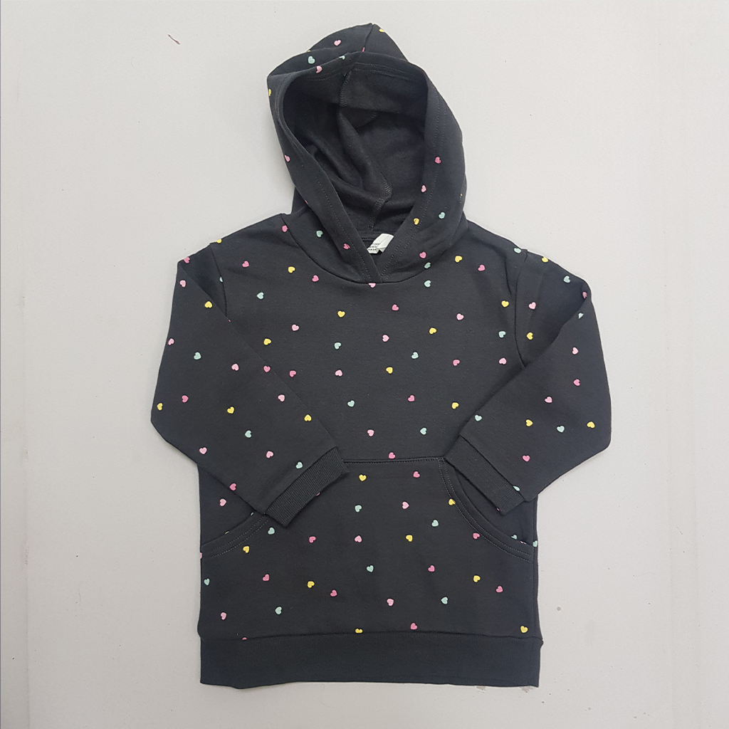 هودی دخترانه 28753 سایز 1.5 تا 10 سال کد 2 مارک H&M