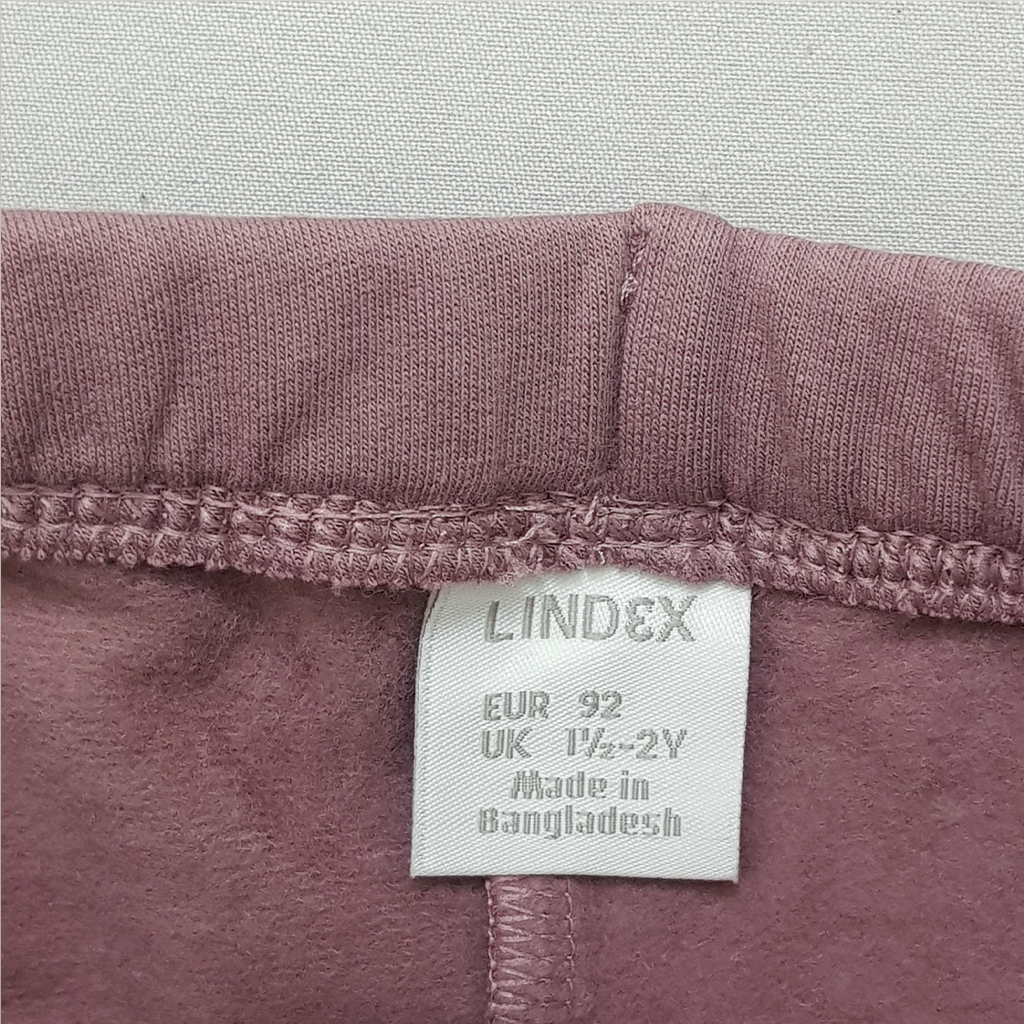 شلوار توپنبه ای دخترانه 28793 سایز 1.5 تا 10 سال مارک LINDEX