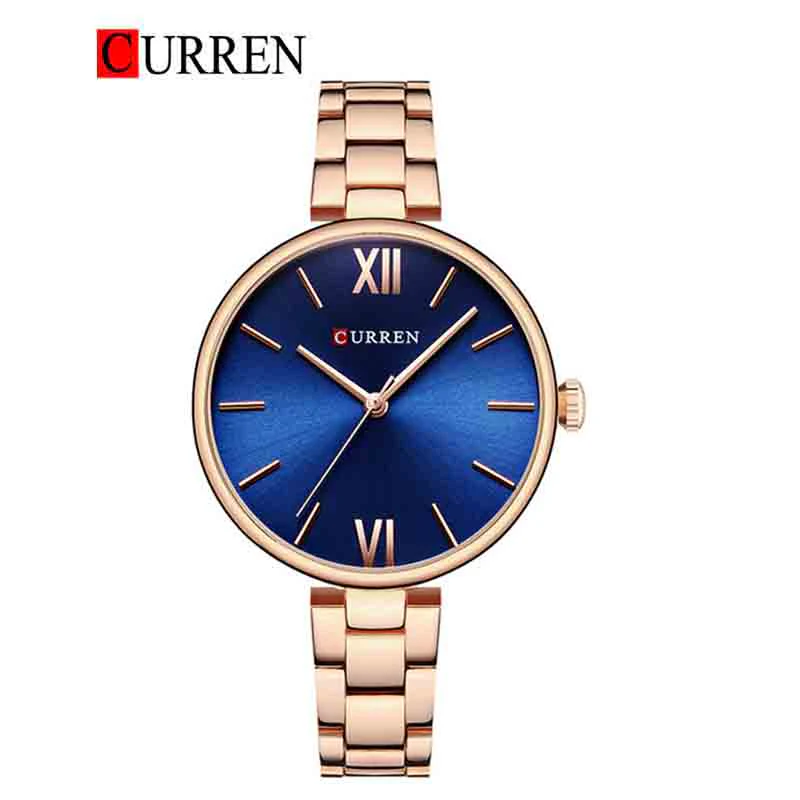 ساعت مچی زنانه برند CURREN 9017 کد 2165