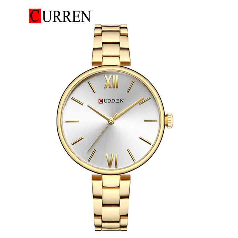 ساعت مچی زنانه برند CURREN 9017 کد 2165
