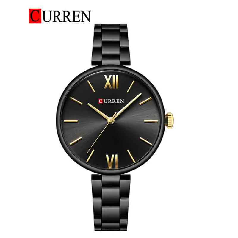 ساعت مچی زنانه برند CURREN 9017 کد 2165