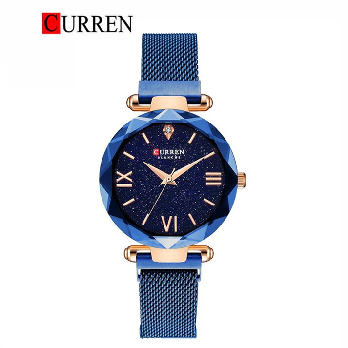 ساعت مچی زنانه برند  CURREN 9063  کد 2187