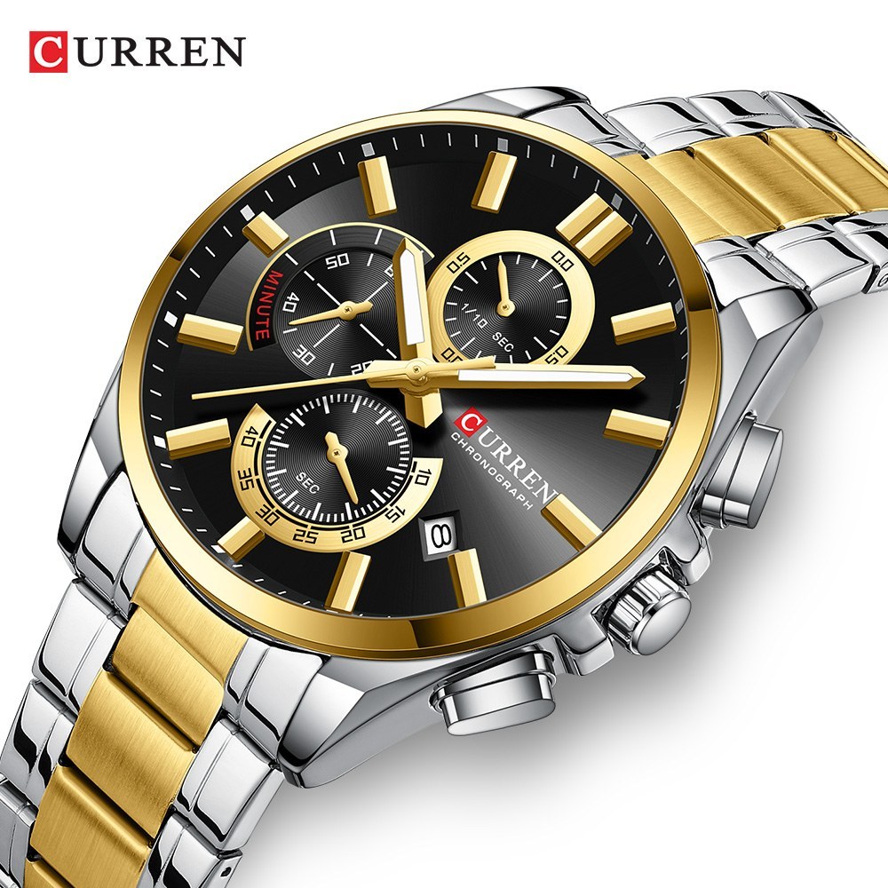 ساعت مچی کرونوگراف مردانه برند 8475 CURREN  کد 2207