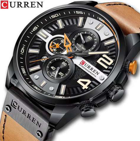 ساعت مچی مردانه برند CURREN 8393کد 2286