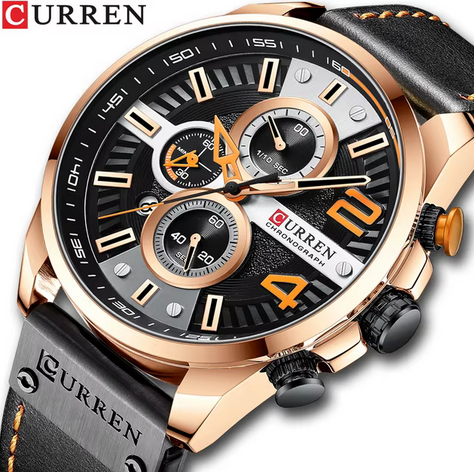 ساعت مچی مردانه برند CURREN 8393کد 2286