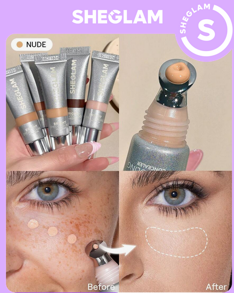 کانسیلر رولی خنک کننده شیگلم SHEGLAM Bright Eyes Cooling Concealer  کد 2350